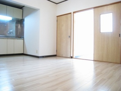 Living and room. ☆ White bright impression floor ☆