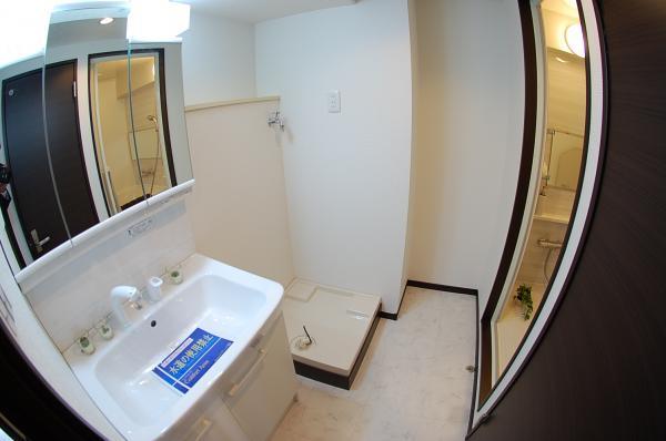 Wash basin, toilet. Wash basin with a shower of big success in the morning of the dressing