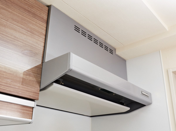 Kitchen.  [Enamel rectification Backed range hood] Adopt a high-quality enamel that dirt does not soak in the current plate. Also, Grease filter can also be washed because it removable.