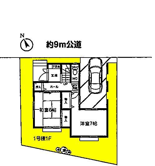 Compartment figure. 31,800,000 yen, 4LDK, Land area 76.17 sq m , Building area 116.54 sq m