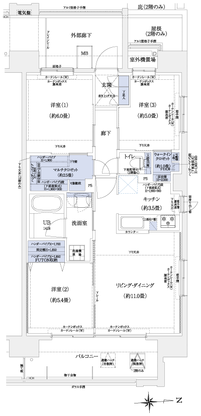 Floor: 3LDK + MC + WIC, the occupied area: 70.52 sq m, Price: TBD