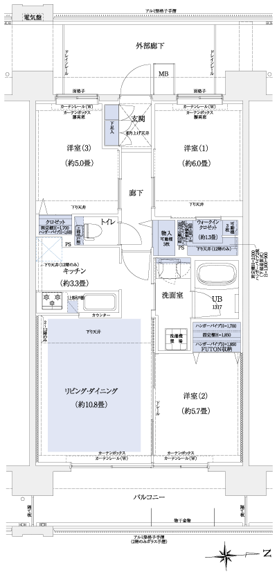 Floor: 3LDK + WIC, the occupied area: 67.81 sq m, Price: TBD