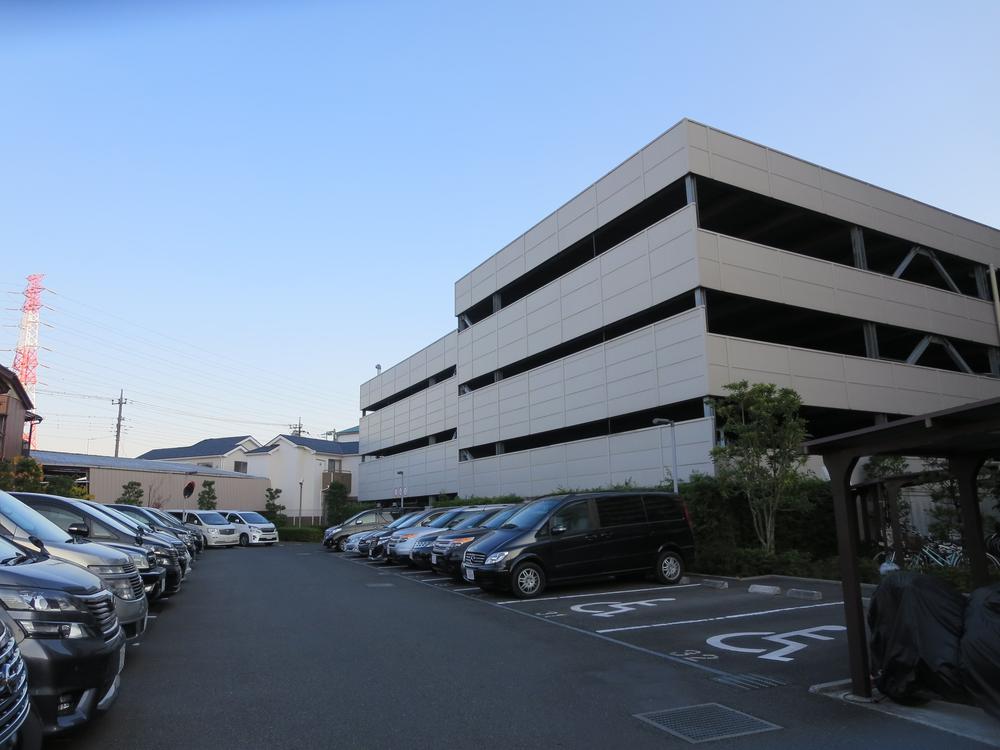 Parking lot. Common areas