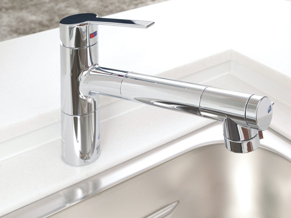 Kitchen.  [Water purifier integrated faucet]  ※ Replacement of the cartridge will be paid.