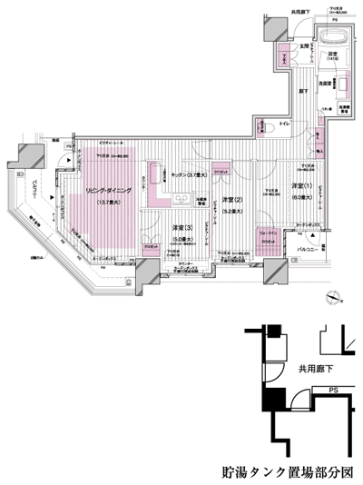 Floor: 3LDK + WIC, the occupied area: 78.91 sq m, Price: 54,100,000 yen, now on sale