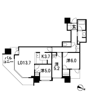 Floor: 3LDK + WIC, the occupied area: 78.91 sq m, Price: 54,100,000 yen, now on sale