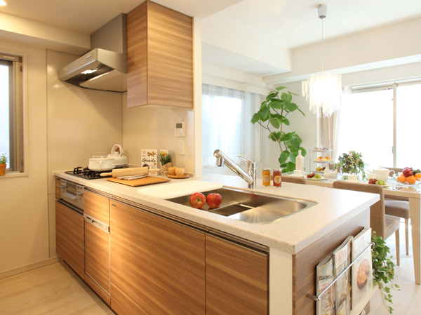 Kitchen.  [kitchen] Adopt the look beautiful artificial marble kitchen. Less likely to scratch luck, Care is also easy to type.