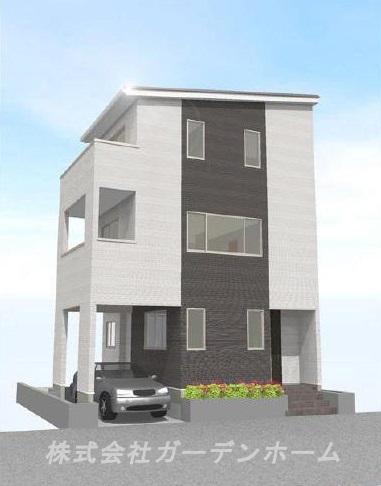Rendering (appearance). ■ 2 × 4 construction method and refined stylish design house of peace of mind ■