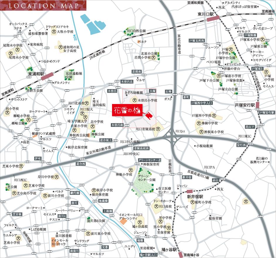Local guide map
