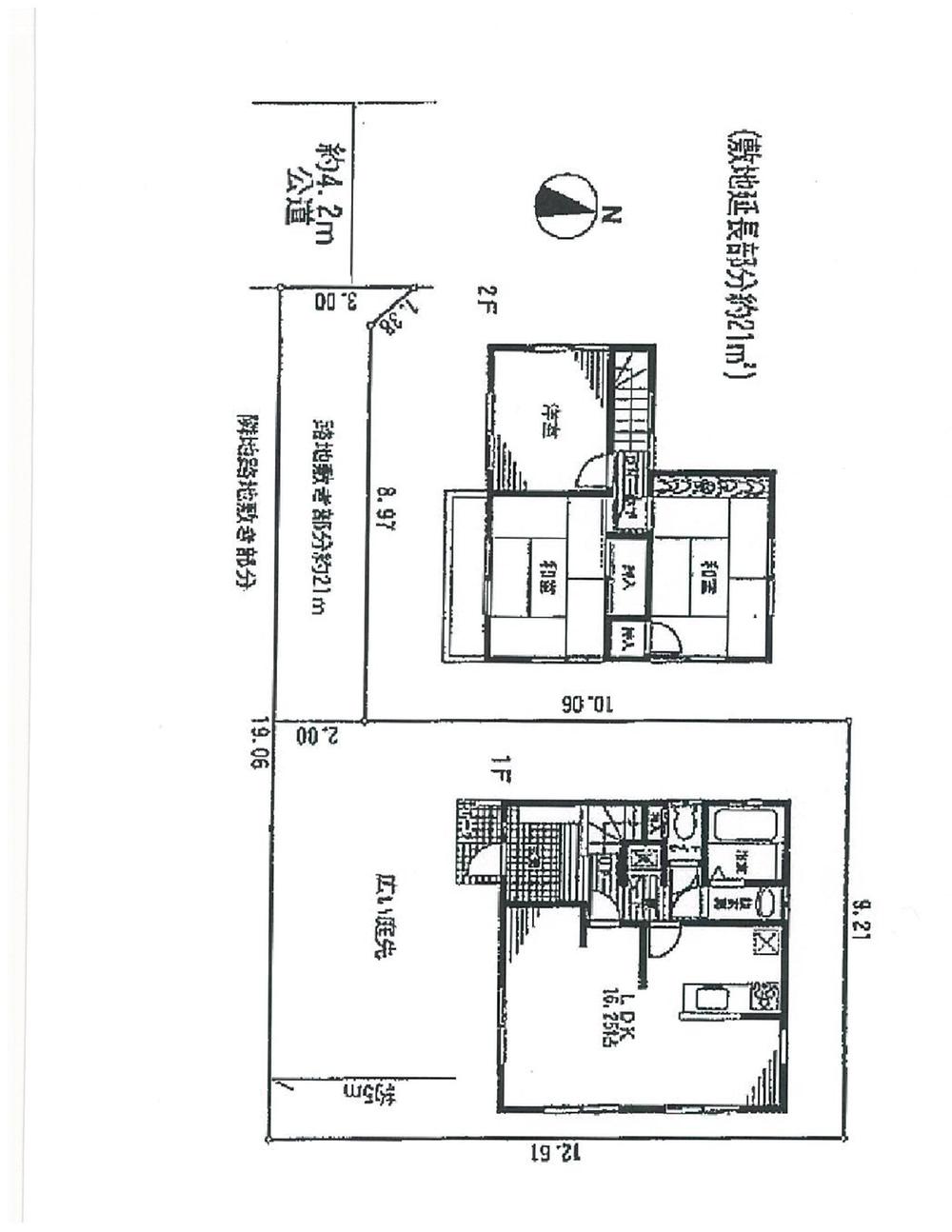 Floor plan. 21,800,000 yen, 3LDK, Land area 136 sq m , It is a building area of ​​79.16 sq m floor plan!