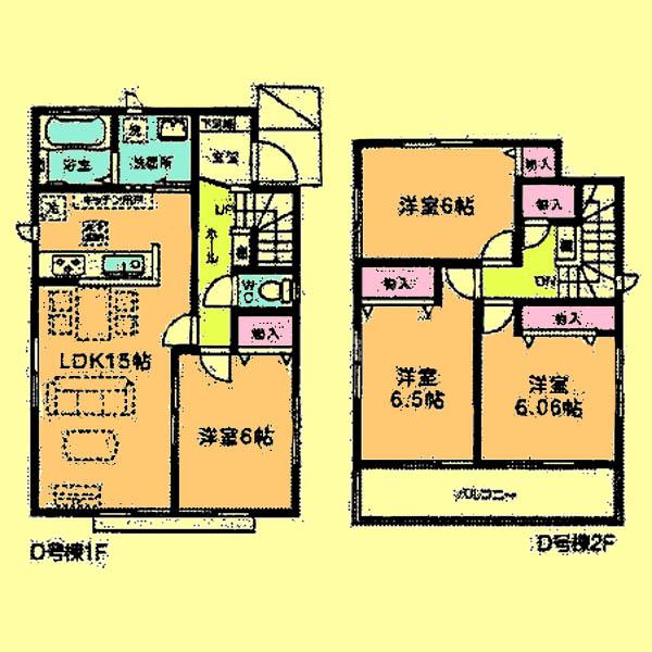 Floor plan. 24,800,000 yen, 4LDK, Land area 115.14 sq m , Building area 93.98 sq m located view in addition to this, It will be provided by the hope of design books, such as layout. 