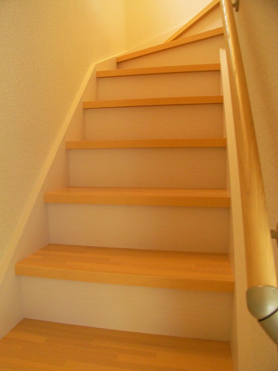 Living.  [Our construction cases] Living is a staircase with a handrail! 