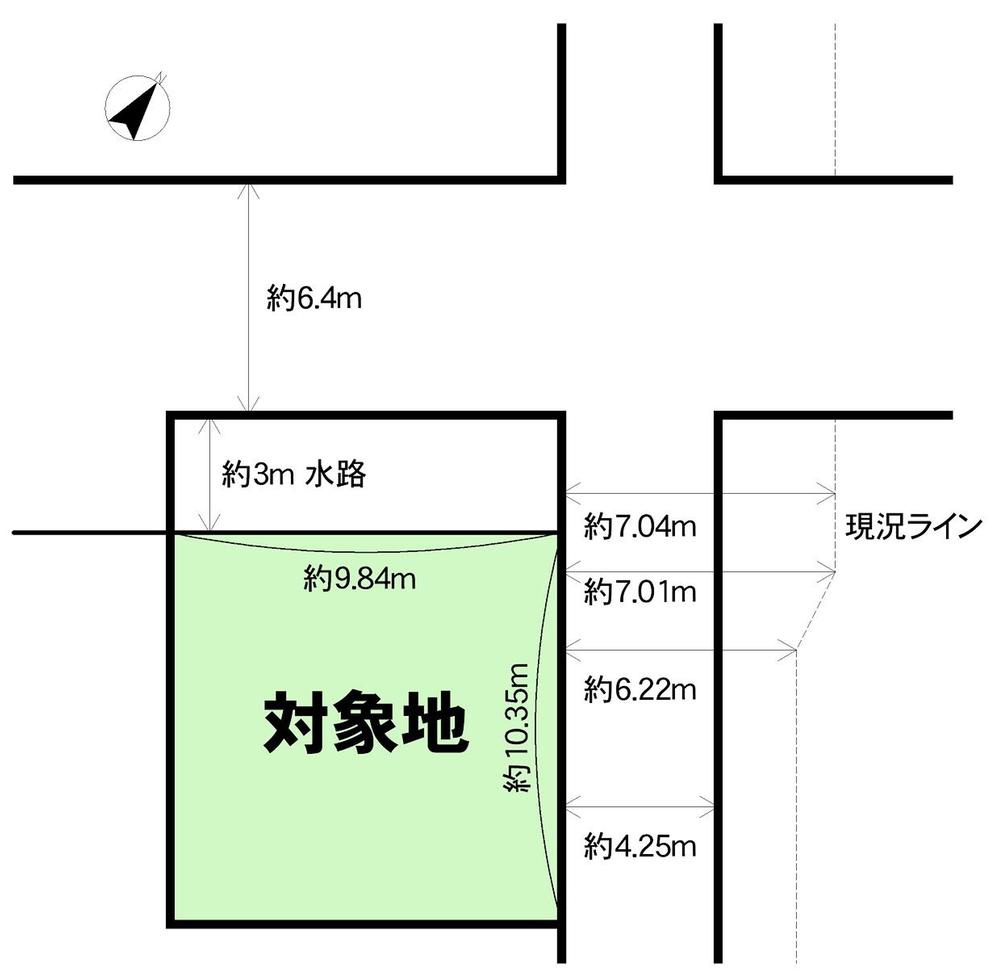 Compartment figure. Land price 15.8 million yen, Land area 105.95 sq m