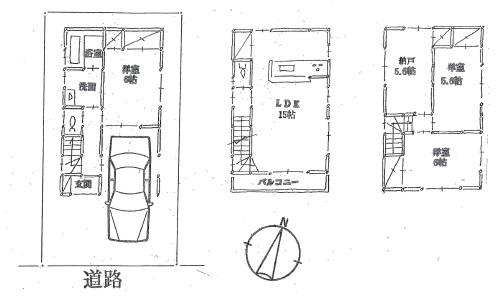 Floor plan. 30,800,000 yen, 3LDK + S (storeroom), Land area 73.2 sq m , Building area 101.42 sq m