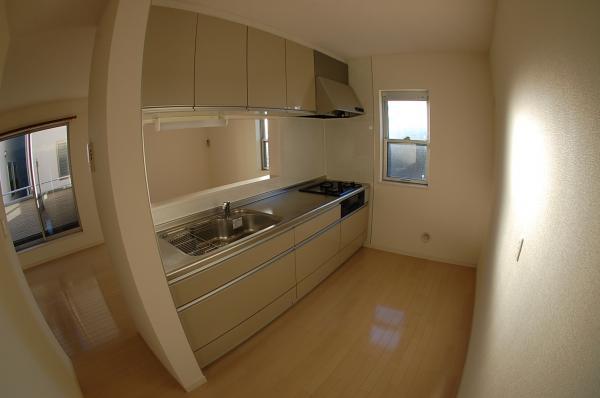 Kitchen. Face-to-face a living can overlook