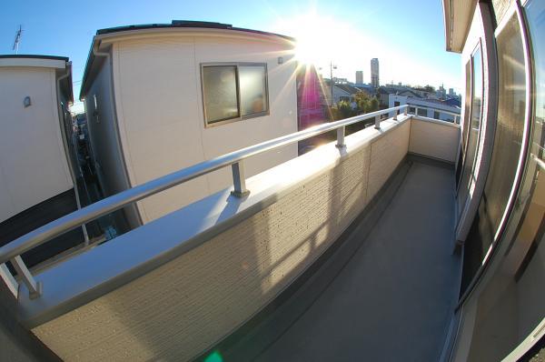 Balcony. South-facing balcony