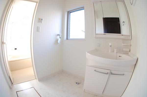 Wash basin, toilet. Wash basin with a shower of big success in the morning of the dressing