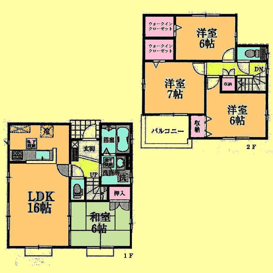 Floor plan. 32,800,000 yen, 4LDK, Land area 114.14 sq m , Building area 97.29 sq m located view in addition to this, It will be provided by the hope of design books, such as layout. 