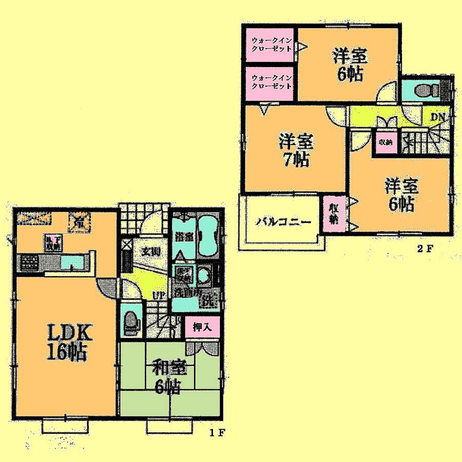 Floor plan. 32,800,000 yen, 4LDK, Land area 114.14 sq m , Building area 97.29 sq m located view in addition to this, It will be provided by the hope of design books, such as layout.