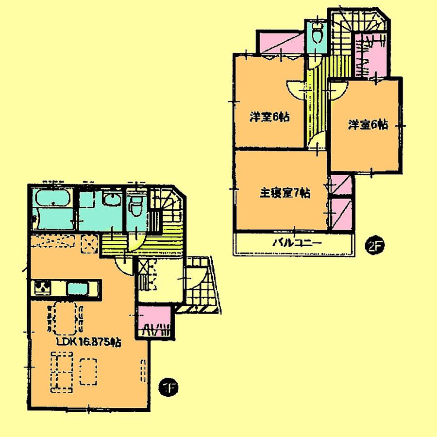 Floor plan. 24,900,000 yen, 3LDK, Land area 100.07 sq m , Building area 92.53 sq m located view in addition to this, It will be provided by the hope of design books, such as layout. 