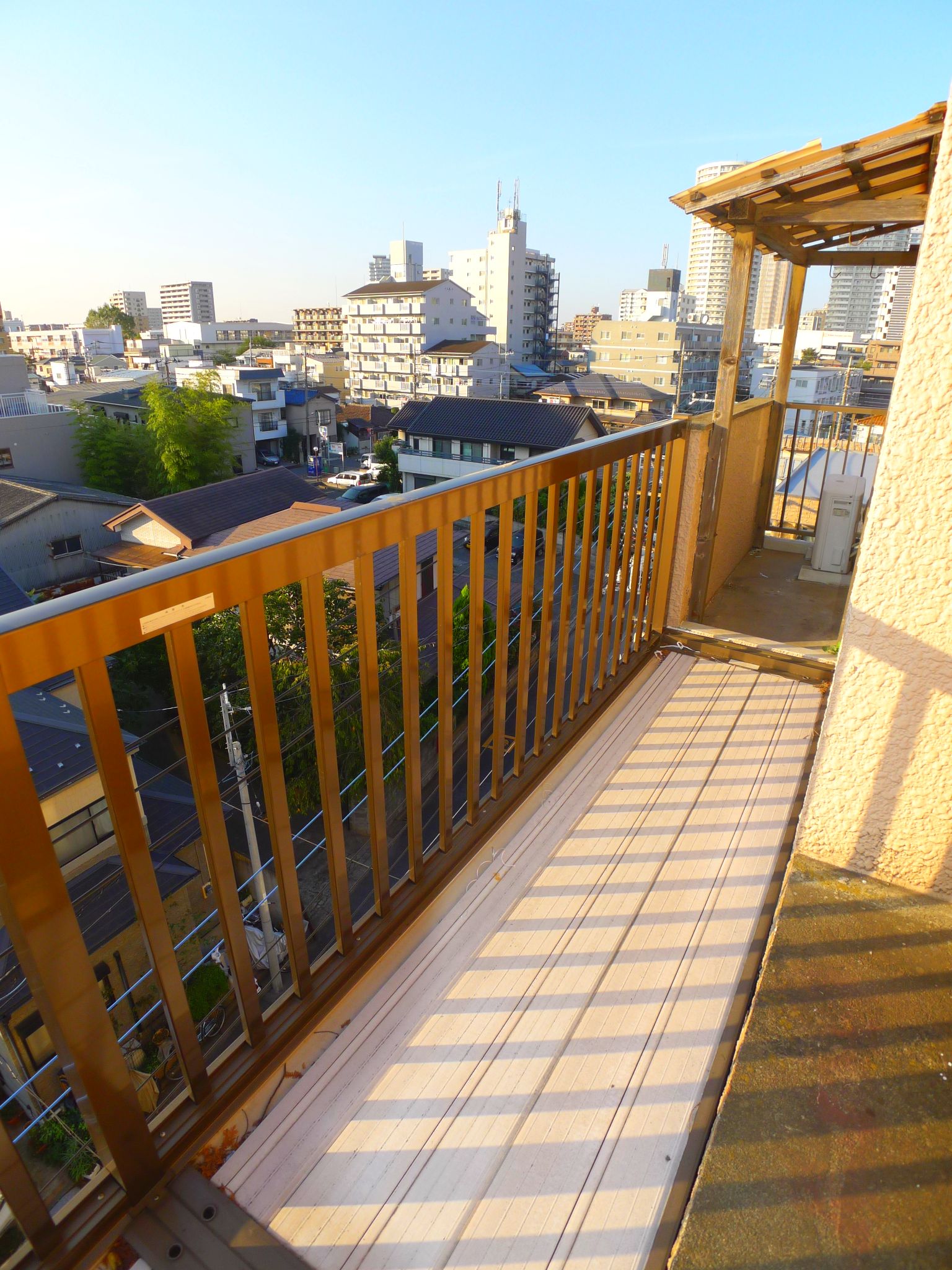 Balcony. Sunny