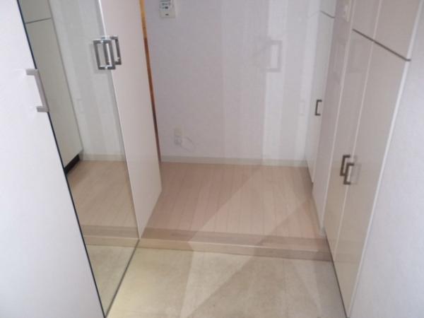 Entrance. Entrance storage of with a full-length mirror