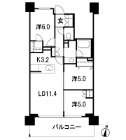Floor: 3LDK + futon closet + walk-in closet, the occupied area: 68.87 sq m, Price: 30,480,000 yen, now on sale
