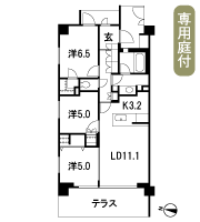 Floor: 3LDK + futon closet + walk-in closet, the occupied area: 70.13 sq m, Price: 30,480,000 yen, now on sale