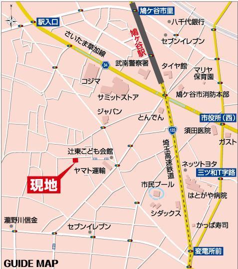 Local guide map. Local guide map <solar panels as standard equipment ・ Car Space 2 ~ Three Ready>