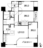 Floor: 3LDK, occupied area: 68.28 sq m, Price: 34,400,000 yen, now on sale