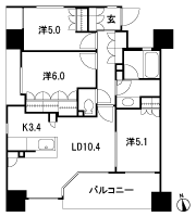 Floor: 3LDK, occupied area: 68.32 sq m, Price: 35,100,000 yen, now on sale