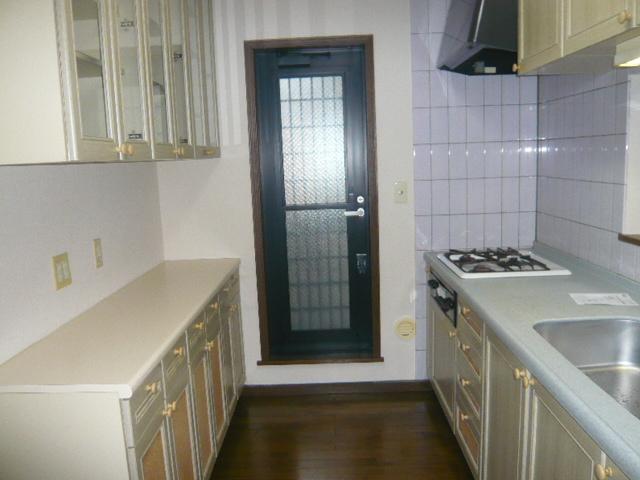 Kitchen. With back door
