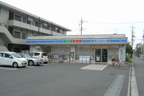 Convenience store. Lawson bracken Tsukagoshi 6-chome store up (convenience store) 348m