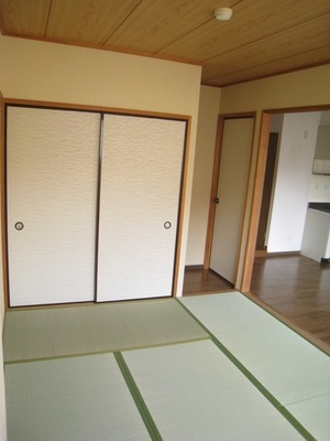 Living and room. Japanese-style room of calm atmosphere