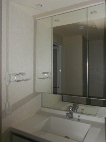 Wash basin, toilet. Bathroom vanity