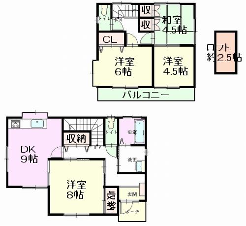 Floor plan. Renovation completed