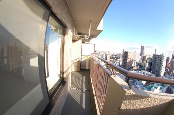 Balcony. Bright balcony