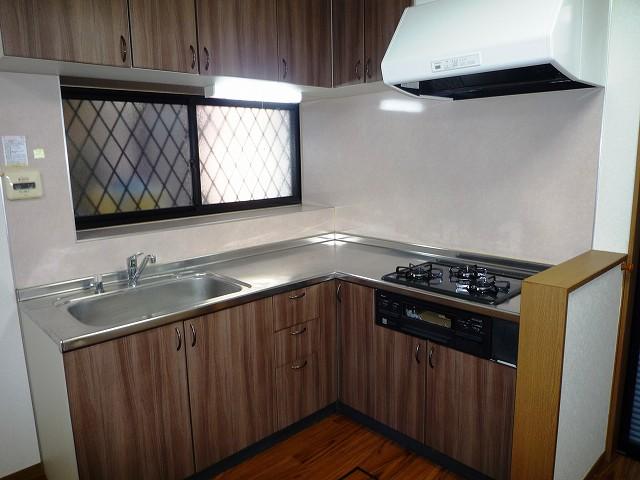 Kitchen. Easy-to-use L-shaped kitchen