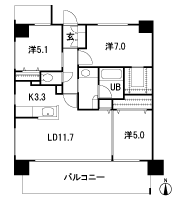 Floor: 3LDK + WIC, the area occupied: 71.4 sq m, Price: 34,980,000 yen, now on sale