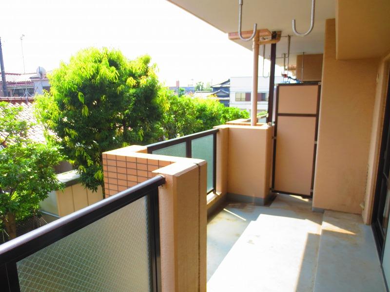 Balcony. In south-facing is good per yang.