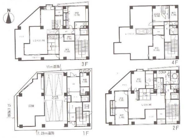 Floor plan. 145 million yen, 8LLDKK, Land area 238.07 sq m , Building area 485.67 sq m
