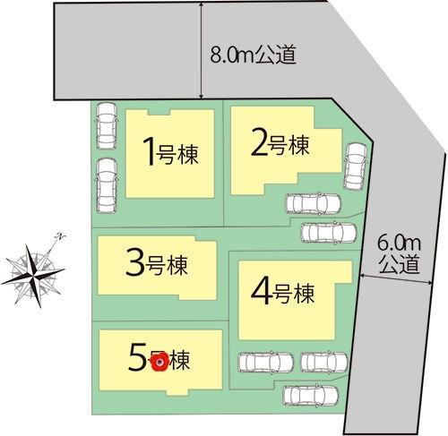 The entire compartment Figure. Kawaguchi Tozukahigashi 4-chome compartment view