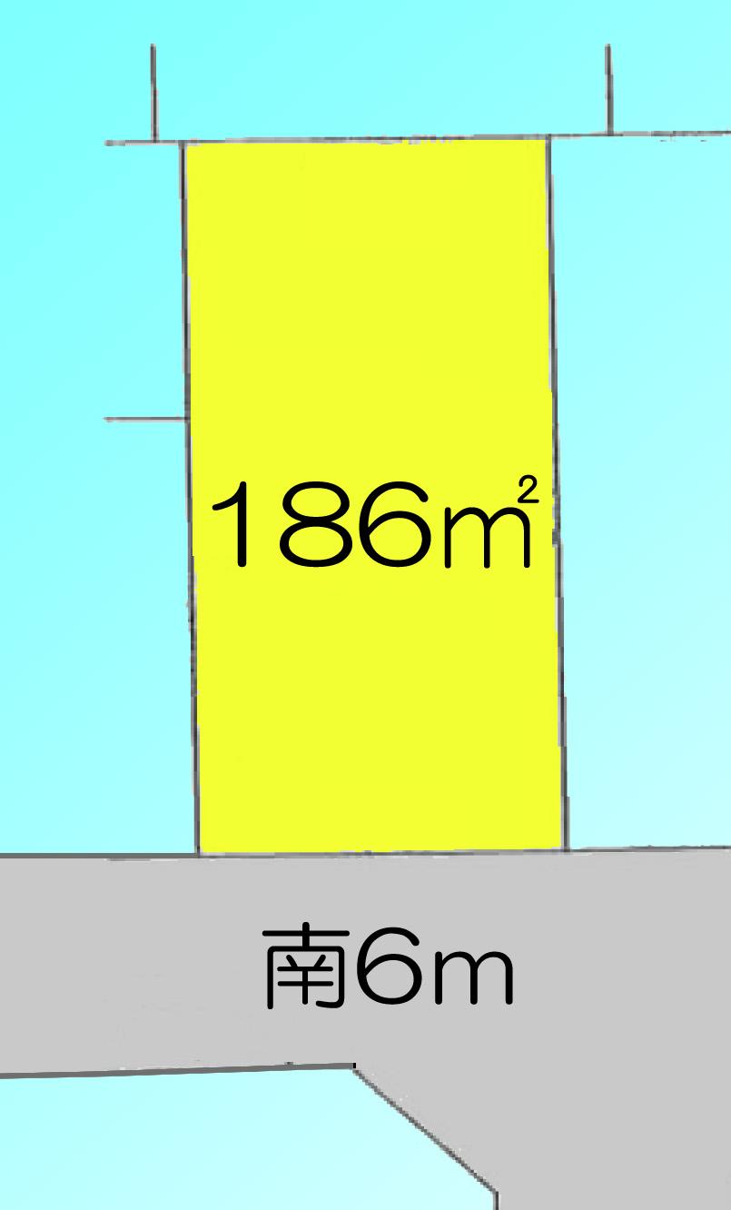 Compartment figure. Land price 45 million yen, Land area 186 sq m