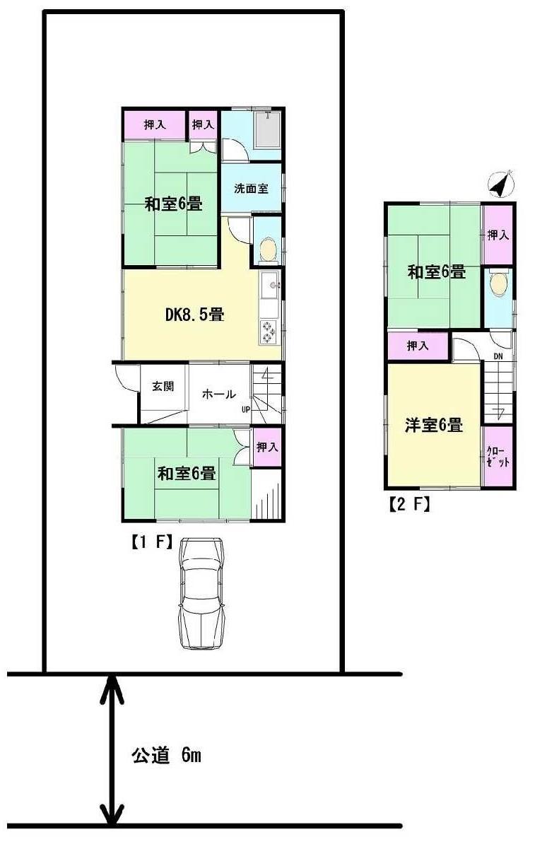 Floor plan. 23,900,000 yen, 4DK, Land area 133.32 sq m , Building area 82.63 sq m