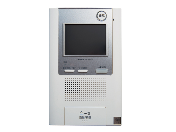 Security.  [Intercom with color monitor] Unlocking can is safe from a look at the visitor. Convenient hands-free type. Shirase also arrival to the delivery box. (Same specifications)