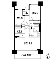 Floor: 2LDK, the area occupied: 62.1 sq m, Price: 31.7 million yen, currently on sale