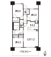 Floor: 3LDK + WIC, the occupied area: 65.96 sq m, Price: 34,230,000 yen, now on sale