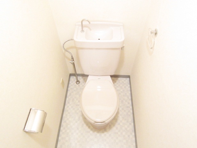 Toilet. A separate room on the ground floor of a reference photograph