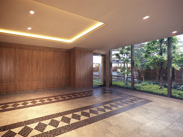 Shared facilities.  [Entrance hall] "Verena Minami Kawaguchi Hatogaya" is, Elegance and opulence, And while flashes of beauty that does not depend on age, Live person with, It will nurture the value to be inherited to the future. (Rendering)