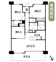 Floor: 3LDK + PG + T + W, the occupied area: 72.11 sq m